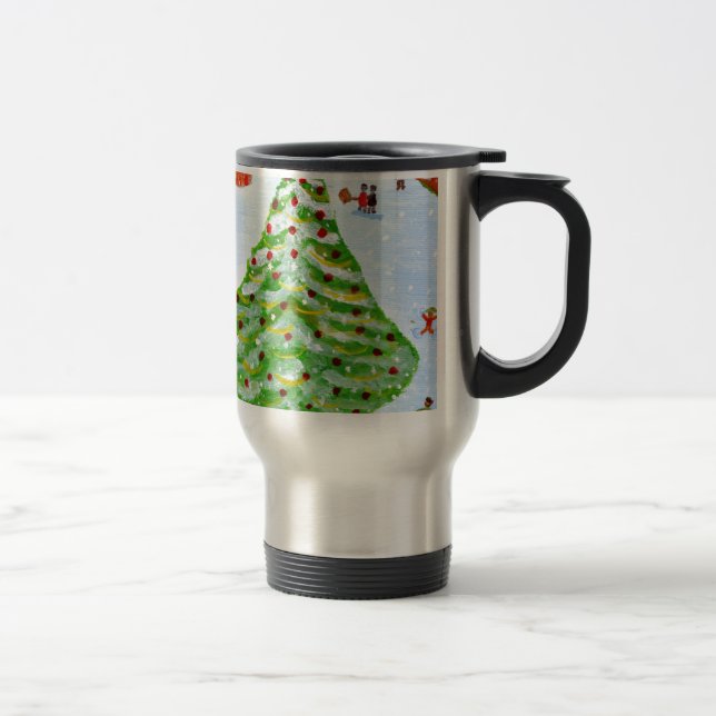 Weihnachtsbaum Reisebecher (Rechts)