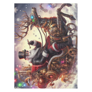 Weihnachtsbaum/Rentiersteampunkt Weihnachten/Winte Tischdecke
