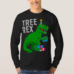 Weihnachtsbaum Rex Dinosaur Xmas Trex Funny T-Shirt