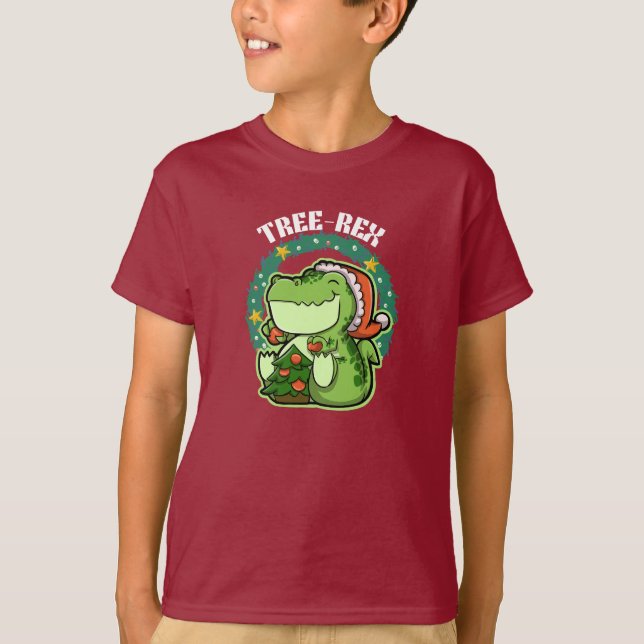 Weihnachtsbaum - Rex T-Shirt (Vorderseite)