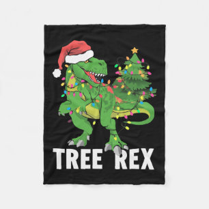 Weihnachtsbaum Rex Xmas Trex Pajamas Männer Fleecedecke