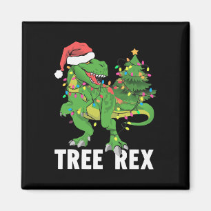 Weihnachtsbaum Rex Xmas Trex Pajamas Männer Magnet