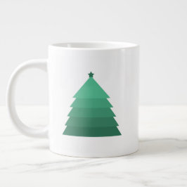 Weihnachtsbaum Riesenkaffee-Tasse Jumbo-Tasse