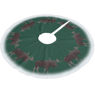 Weihnachtsbaum Rock Holiday Moose Decke Polyester Weihnachtsbaumdecke