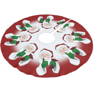 Weihnachtsbaum Rock Holiday Santa Deco Polyester Weihnachtsbaumdecke