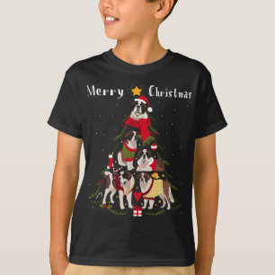 Weihnachtsbaum Saint Bernard Lover Xmas Dog Eigent T-Shirt