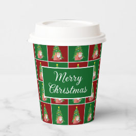 Weihnachtsbaum | Santa | anpassbar Pappbecher