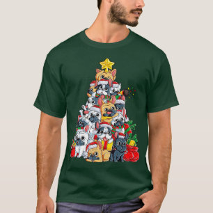 Weihnachtsbaum Santa Dog Weihnachtsgeschenk T-Shirt