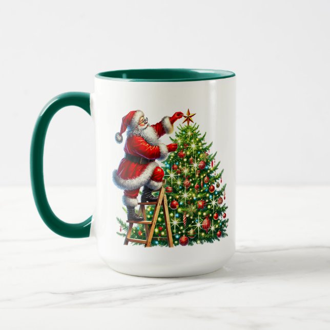 Weihnachtsbaum Santa Tasse (Links)