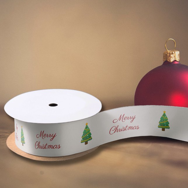 Weihnachtsbaum Satinband (Christmas Tree Satin Ribbon)