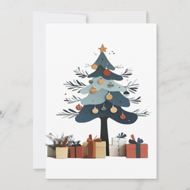 Weihnachtsbaum Save The Date (Vorderseite)