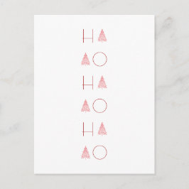 Weihnachtsbaum Scandi Minimalistischer einfacher U Postkarte