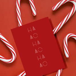 Weihnachtsbaum Scandi Minimalistischer einfacher U Postkarte