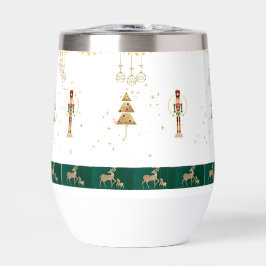 Weihnachtsbaum, Schnee, Hirschpackpapier