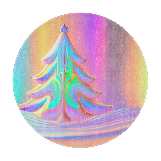 Weihnachtsbaum Schneidebrett (Vorderseite)