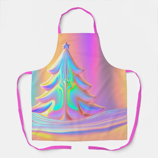 Weihnachtsbaum Schürze (Vorderseite)