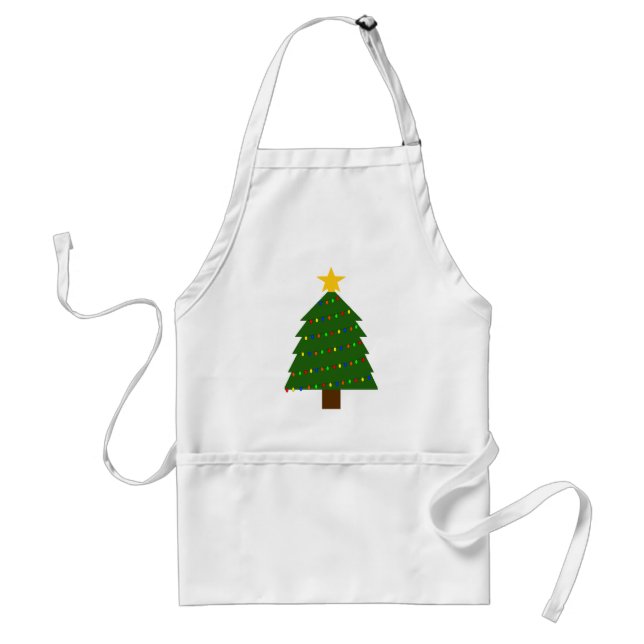 Weihnachtsbaum Schürze (Vorne)
