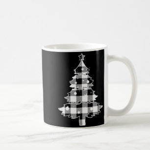 Weihnachtsbaum Schwarz & Weiß Buffalo Kariert Mer Kaffeetasse