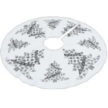 Weihnachtsbaum Schwarz & Weiß Urlaub