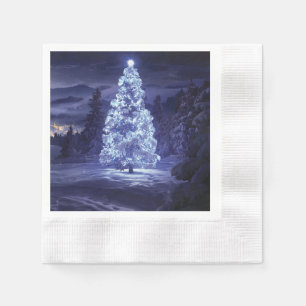 Weihnachtsbaum Serviette