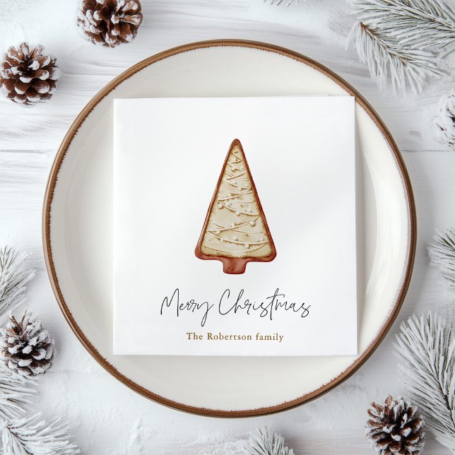 Weihnachtsbaum Serviette (Von Creator hochgeladen)