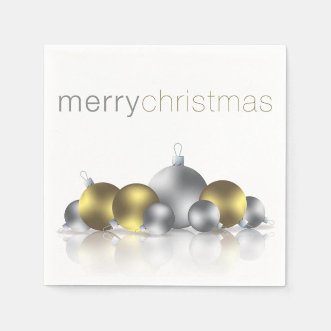 Weihnachtsbaum Serviette (Vorderseite)