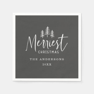 Weihnachtsbaum Serviette