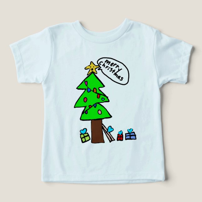 Weihnachtsbaum-Shirt (Design Vorderseite)