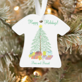 Weihnachtsbaum Shirt gestylt Ornament
