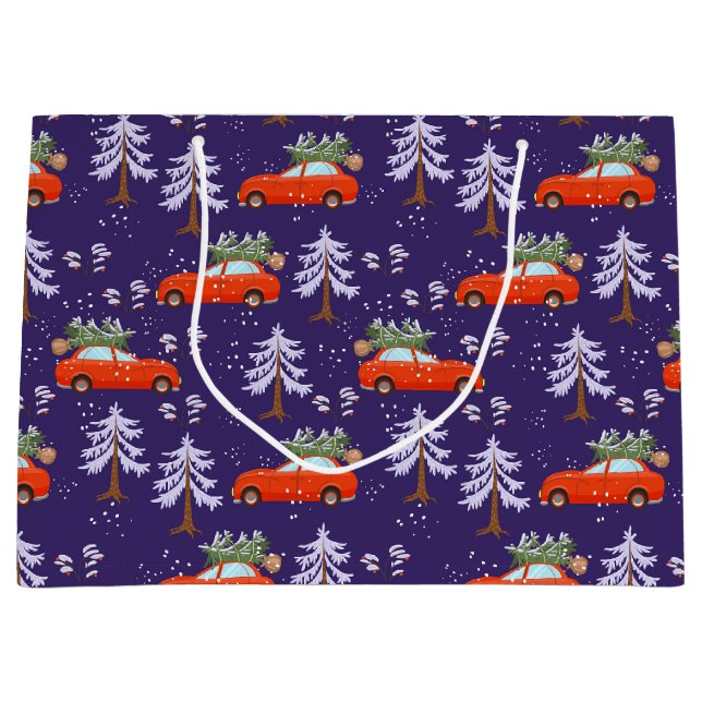 Weihnachtsbaum Shopping Geschenktasche Große Geschenktüte (Vorderseite)