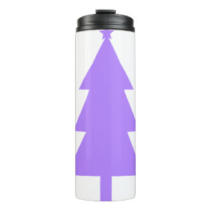 Weihnachtsbaum-Silhouette 9 Thermosbecher