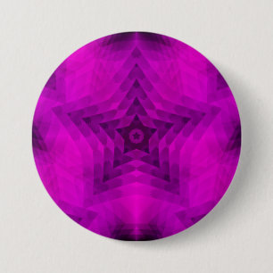 Weihnachtsbaum-Silhouette & Lila Star-Ausflug Button