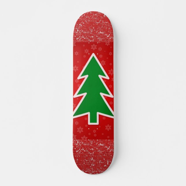 Weihnachtsbaum-Skateboard Skateboard (Vorne)