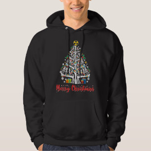 Weihnachtsbaum Skeleton Xmas Radiologie Radiologe Hoodie