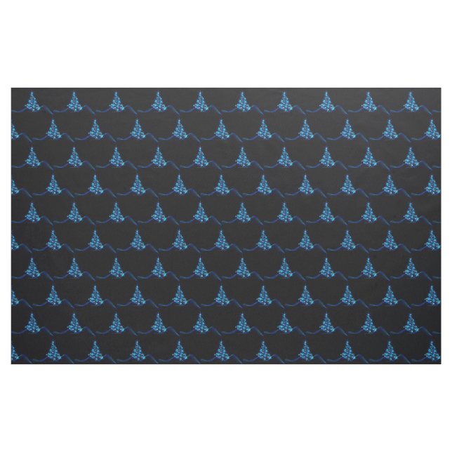 Weihnachtsbaum SlipperyJoe strahlt blau s Stoff (Yard (91,4 cm))