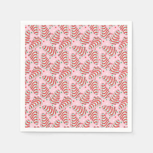 Weihnachtsbaum Snack Kuchen Teller Serviette