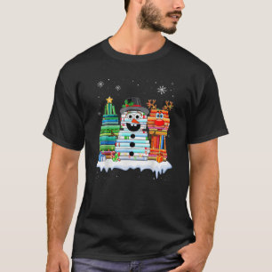 Weihnachtsbaum Snowman Rentier T-Shirt Lib