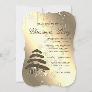 Weihnachtsbaum, Sparkle, Weihnachtsfest im Unterne Einladung