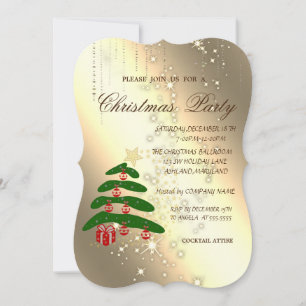 Weihnachtsbaum, Sparkle, Weihnachtsfest im Unterne Einladung