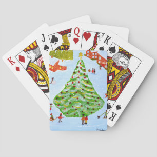 Weihnachtsbaum Spielkarten