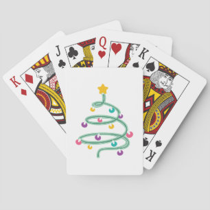 Weihnachtsbaum Spielkarten