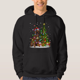 Weihnachtsbaum Staffordshire Bull Terrier Dog Hoodie