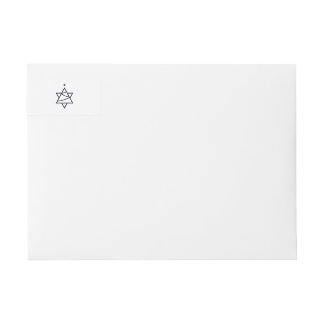 Weihnachtsbaum-Star von David (Vorderseite)