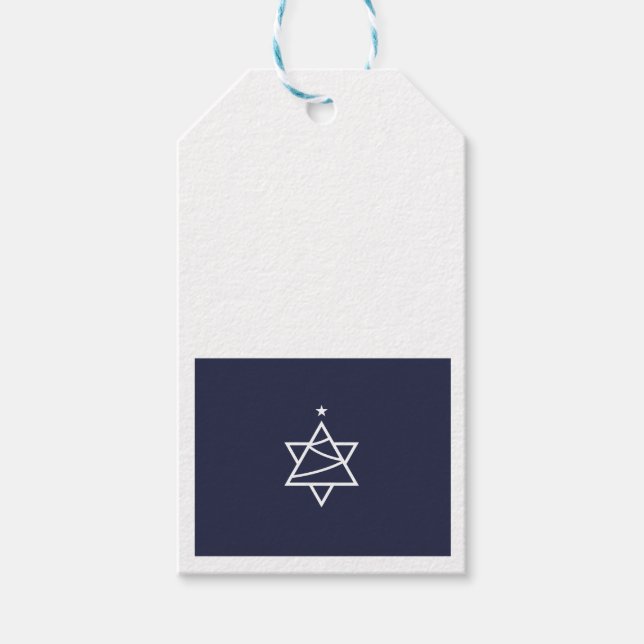 Weihnachtsbaum-Star von David Geschenkanhänger (Vorderseite)