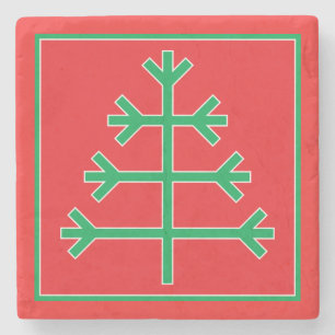 Weihnachtsbaum Steinuntersetzer