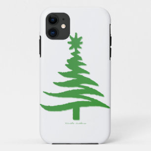 Weihnachtsbaum Stencil Green Case-Mate iPhone Hülle