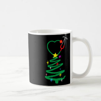 Weihnachtsbaum Stethoscope Nurses Xmas Scrub Kaffeetasse