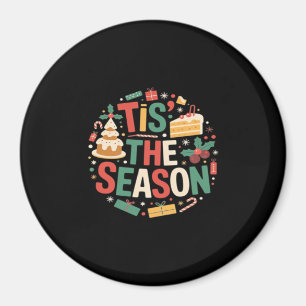 Weihnachtsbaum Süß - Es Ist Die Jahreszeit Magnet