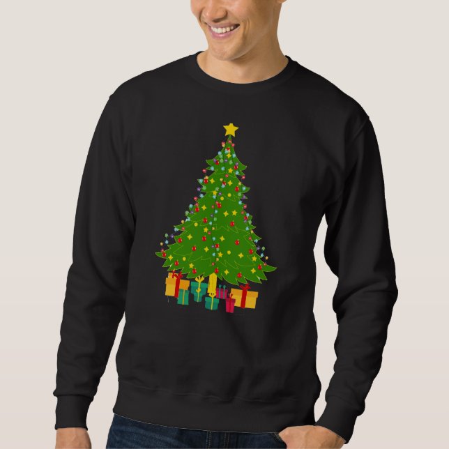 Weihnachtsbaum Sweatshirt (Vorderseite)