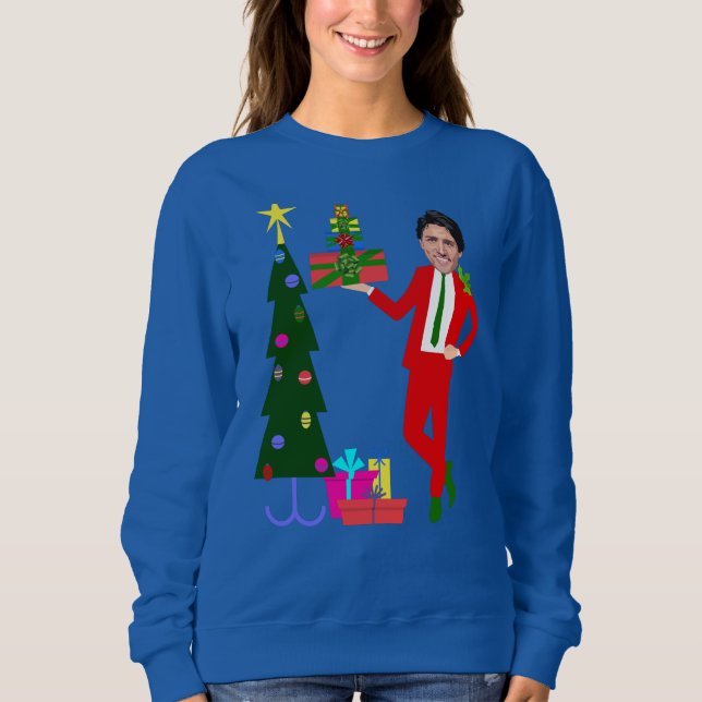 Weihnachtsbaum Sweatshirt (Vorderseite)